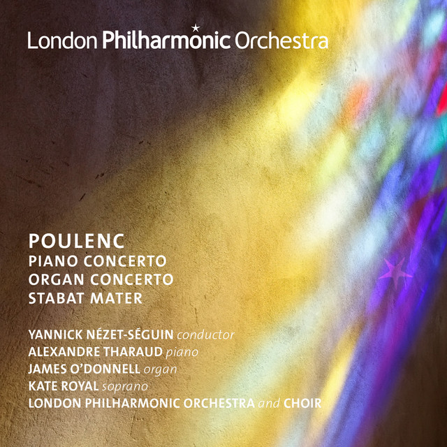 'Poulenc: Piano Concerto, Organ Concerto & Stabat Mater (Live)' cover art