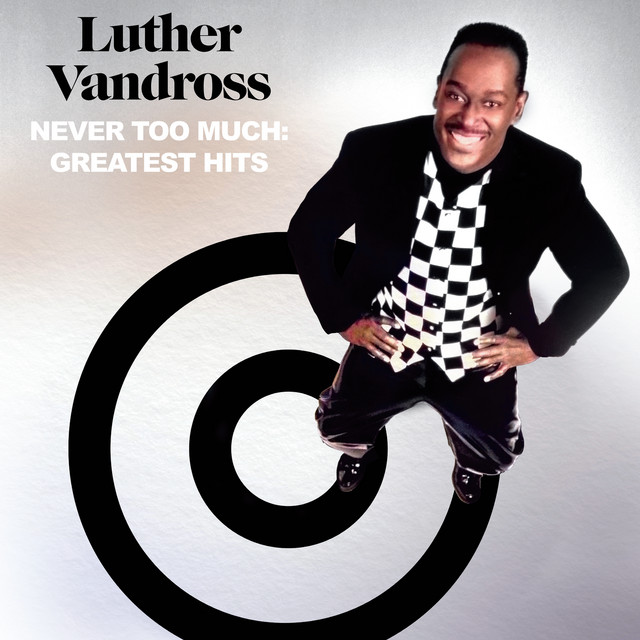 'Never Too Much: Greatest Hits' cover art