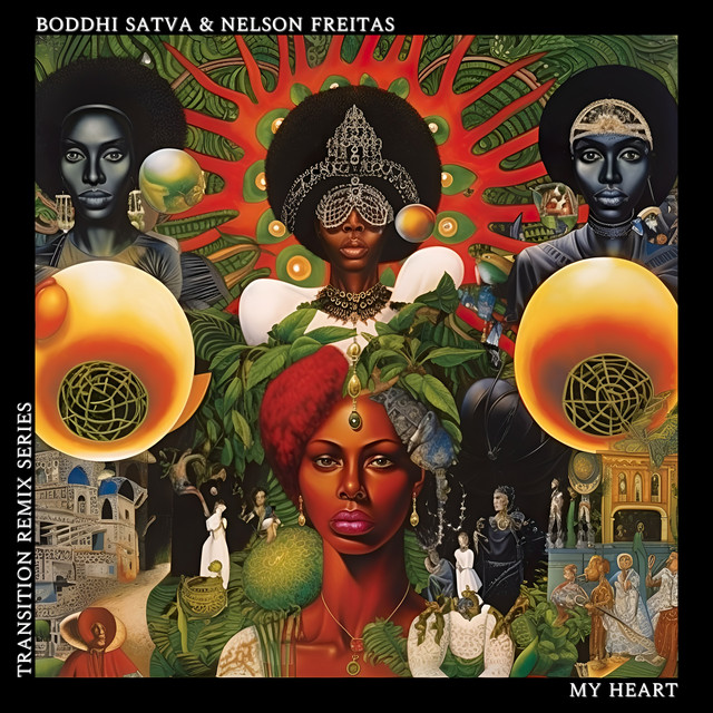 'My Heart (Ancestral Mapiano Mixes)' cover art