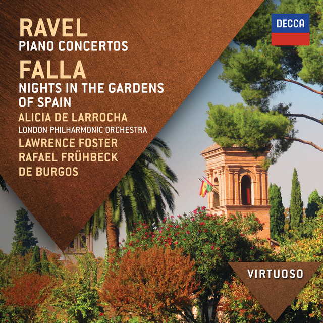 'Ravel: Piano Concertos; Falla: Nights In The Gardens Of Spain' cover art