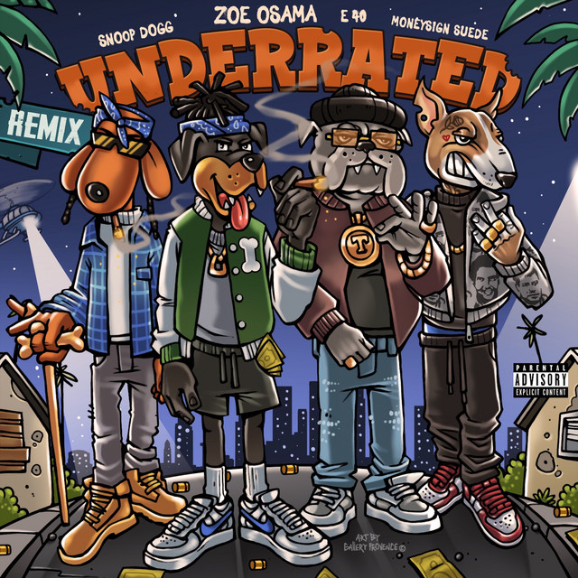 'Underrated (Remix) [feat. MoneySign Suede]' cover art