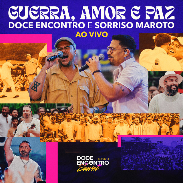 'Guerra, Amor E Paz (Ao Vivo)' cover art
