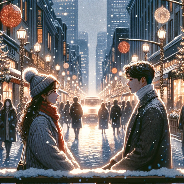 'Snow Falls on Us' cover art