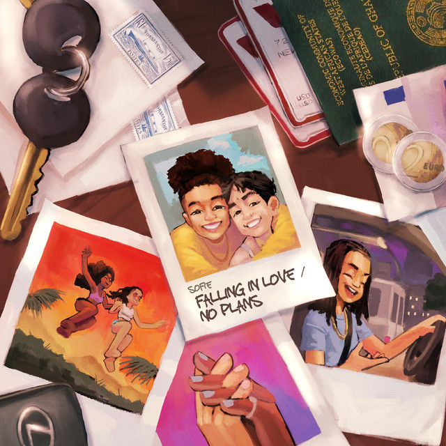 'FALLING IN LOVE / NO PLANS' cover art