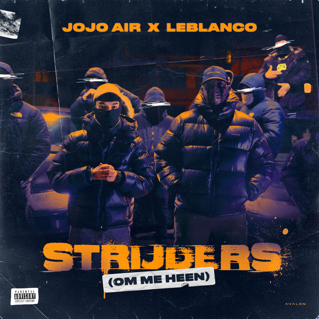 'Strijders (Om me heen)' cover art