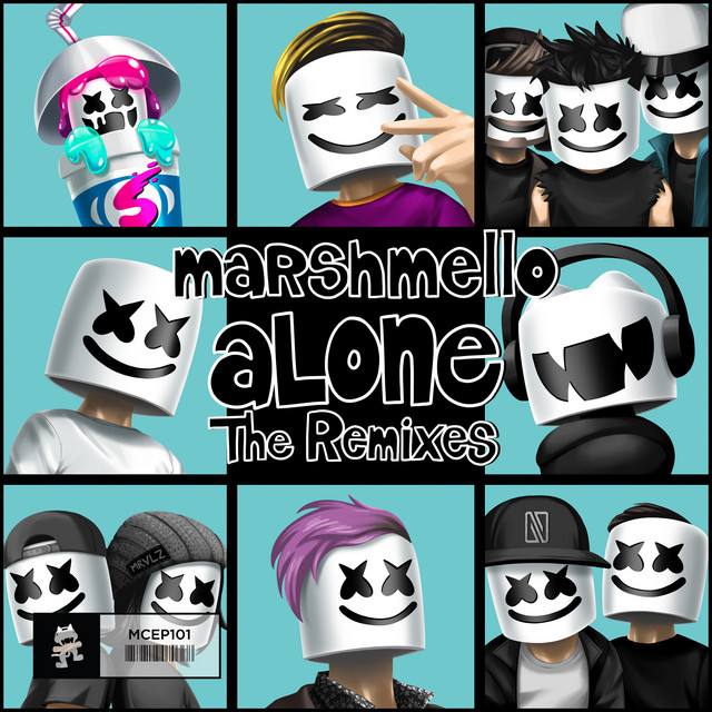 'Alone (LUCA LUSH Remix)' cover art