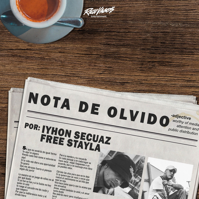 'Nota de Olvido' cover art