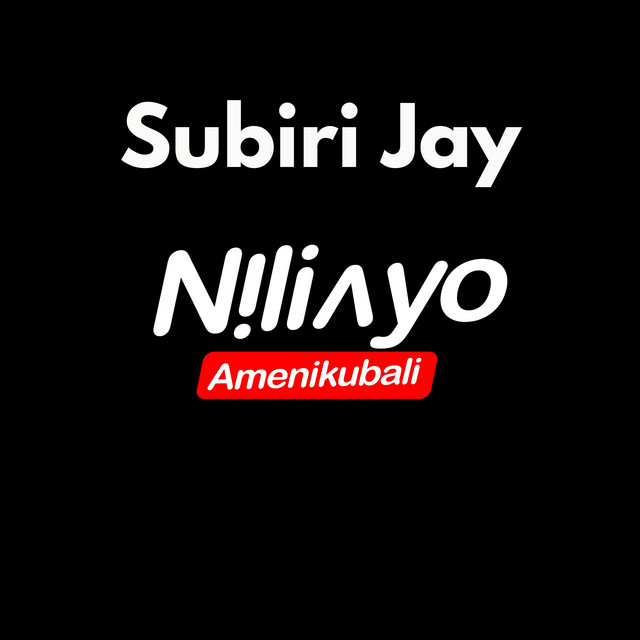 'Nilivyo Amenikubali' cover art