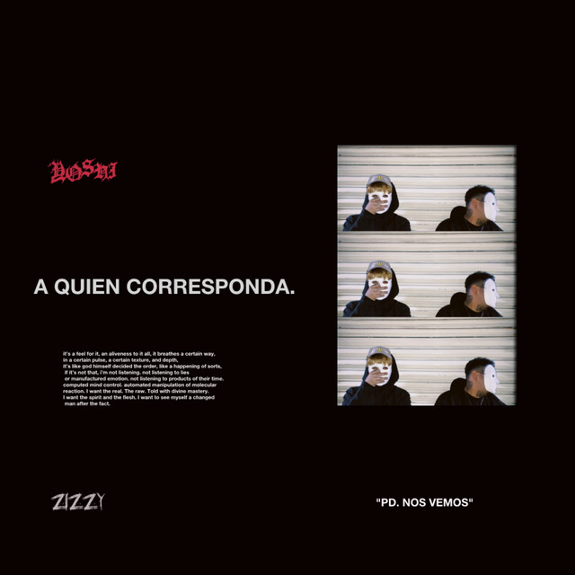'A Quien Corresponda.' cover art