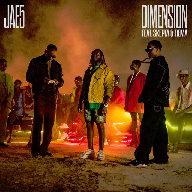 'Dimension (feat. Skepta & Rema)' cover art