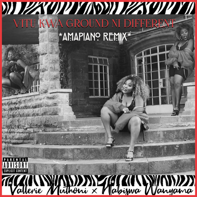 'Vitu Kwa Ground ni Different (Amapiano Remix)' cover art