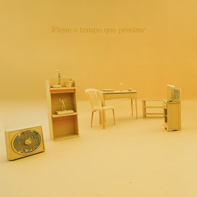 'Fique o tempo que precisar' cover art
