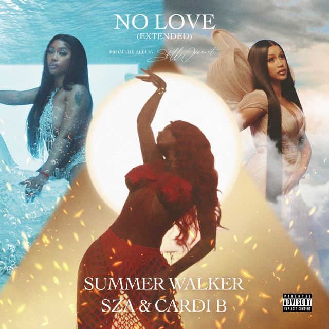 'No Love (with SZA & Cardi B) [Extended Version]' cover art