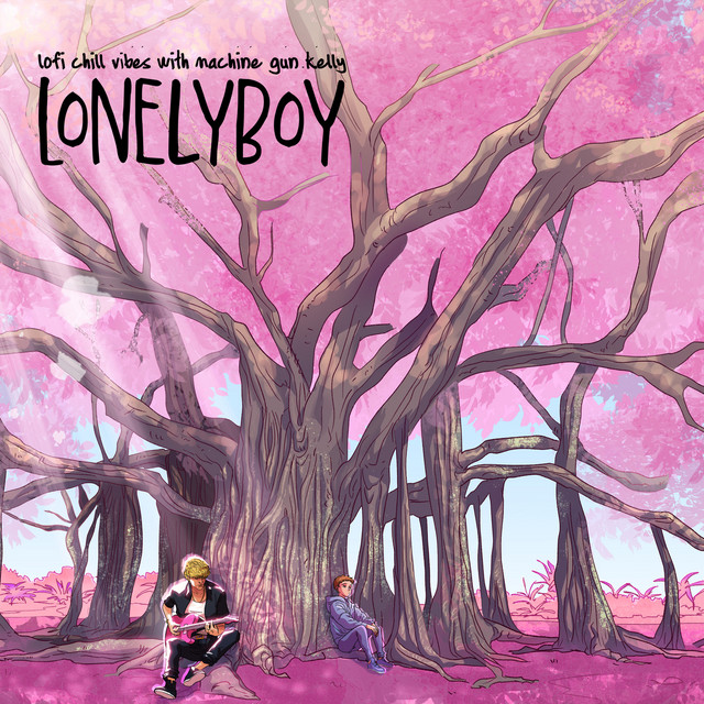 'lofi chill vibes with machine gun kelly' cover art