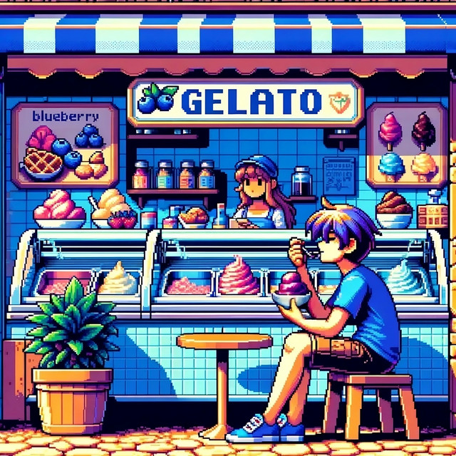 'Blueberry Gelato' cover art