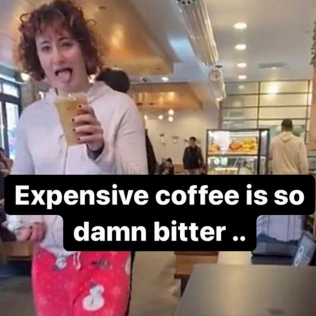 'Expensive coffee is so damn bitter...' cover art