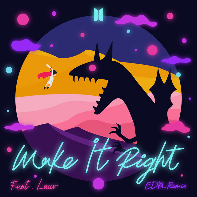 'Make It Right (feat. Lauv) (EDM Remix)' cover art
