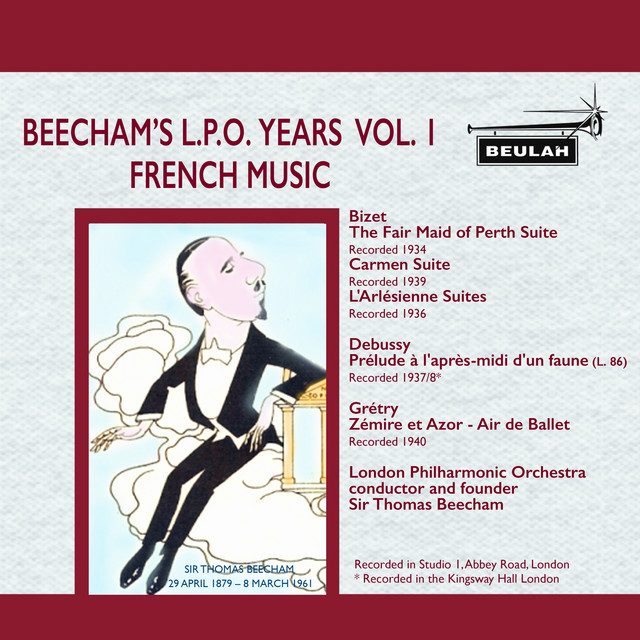 'Beecham's L.P.O. Years, Vol. 1: French Music' cover art