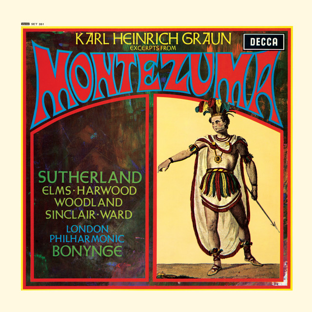 'Graun: Montezuma – Excerpts (Opera Gala – Volume 6)' cover art