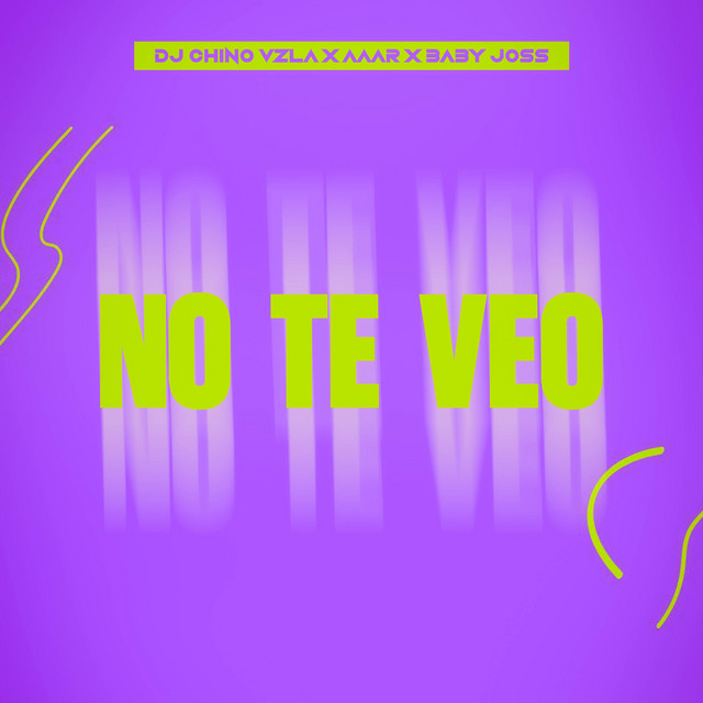 'No Te Veo (Radio Edit)' cover art
