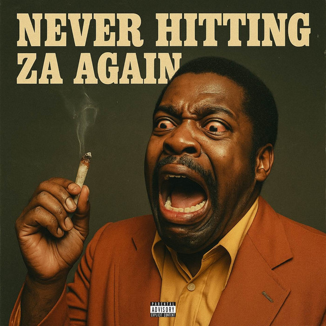 'Never Hitting Za Again' cover art