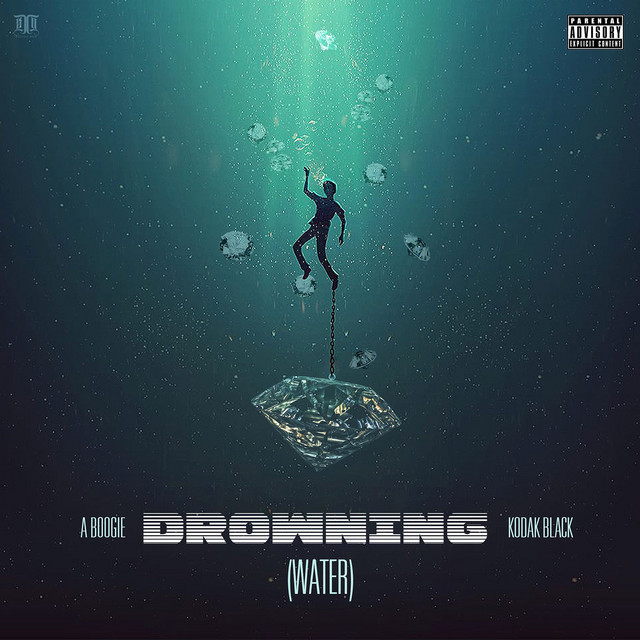 'Drowning (feat. Kodak Black)' cover art