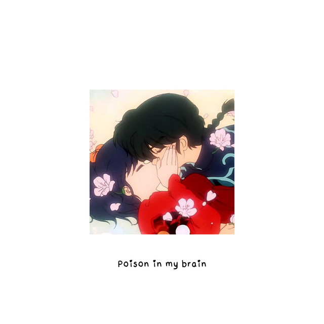 'poison in my brain (sped up)' cover art