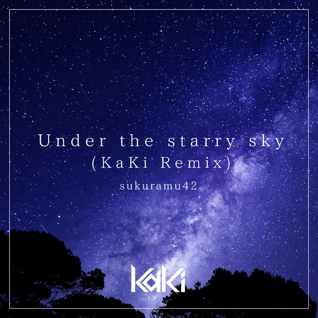 'Under the starry sky (KaKi Remix)' cover art