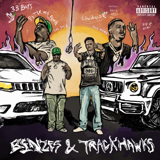 'Benzes & Trackhawks' cover art