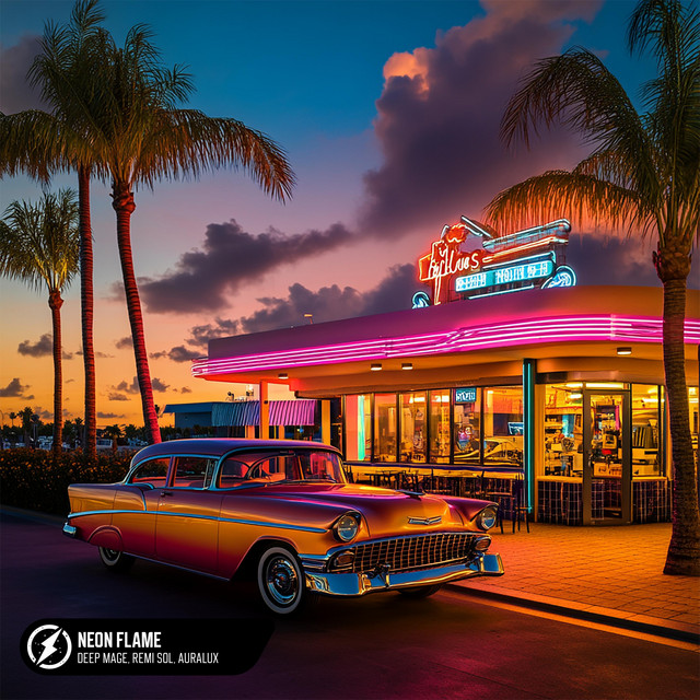 'Neon Flame' cover art