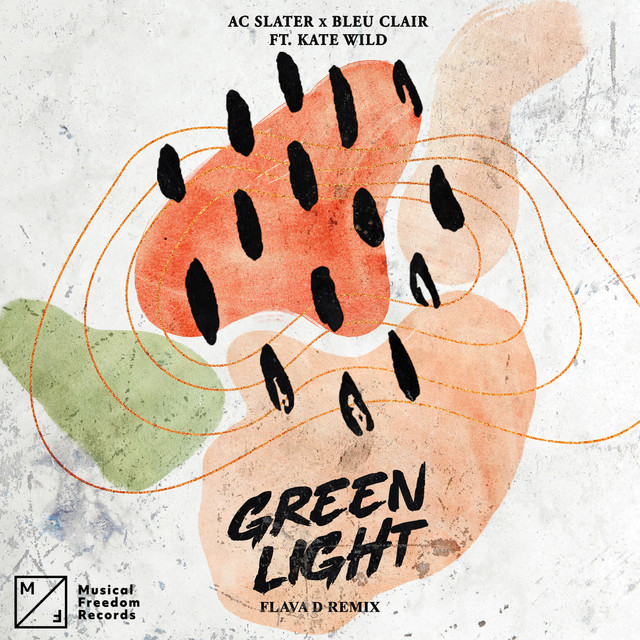 'Green Light (feat. Kate Wild) [Flava D Extended Remix]' cover art