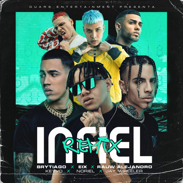 'Infiel (Remix)' cover art
