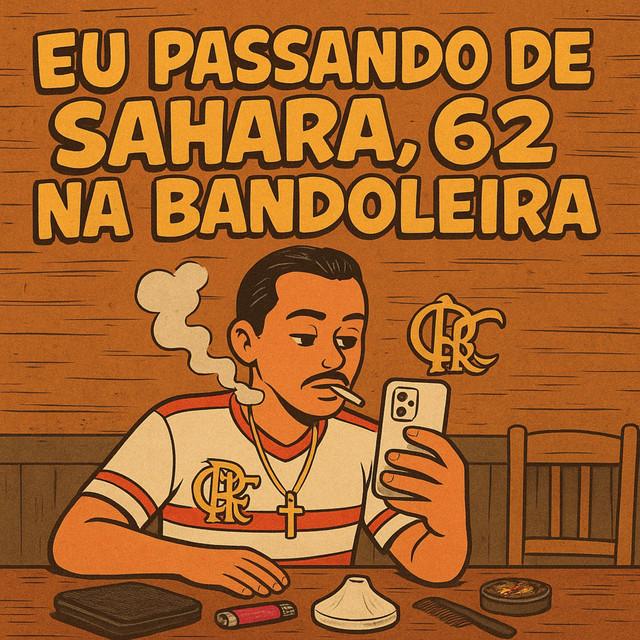 'EU PASSANDO DE SAHARA 62 NA BANDOLEIRA' cover art
