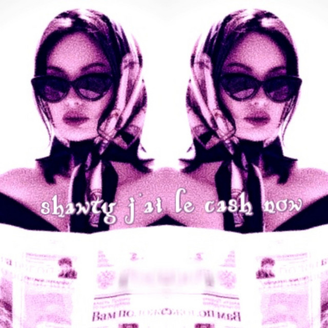 'shawty j'ai le cash now!' cover art