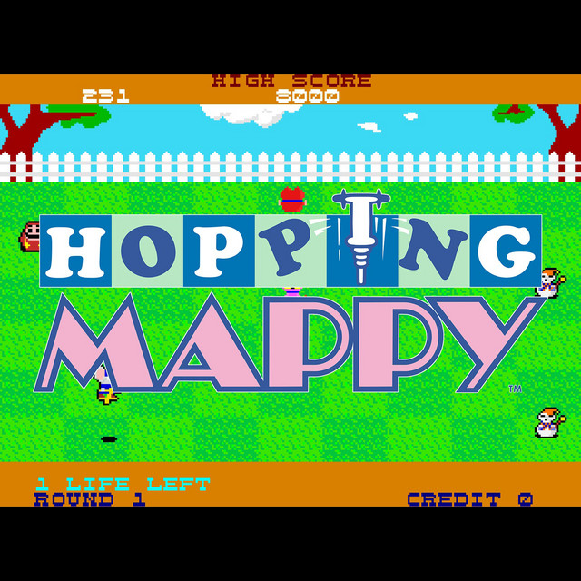 'HOPPING MAPPY(Game Sound Effect) Original Soundtrack' cover art