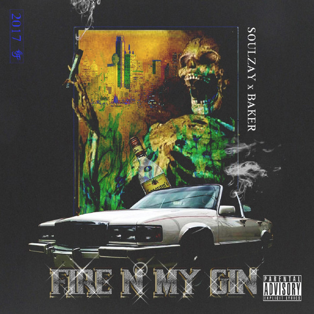 'Fire N My Gin' cover art