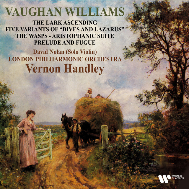 'Vaughan Williams: The Lark Ascending, Five Variants of Dives and Lazarus, The Wasps & Prelude and Fugue' cover art
