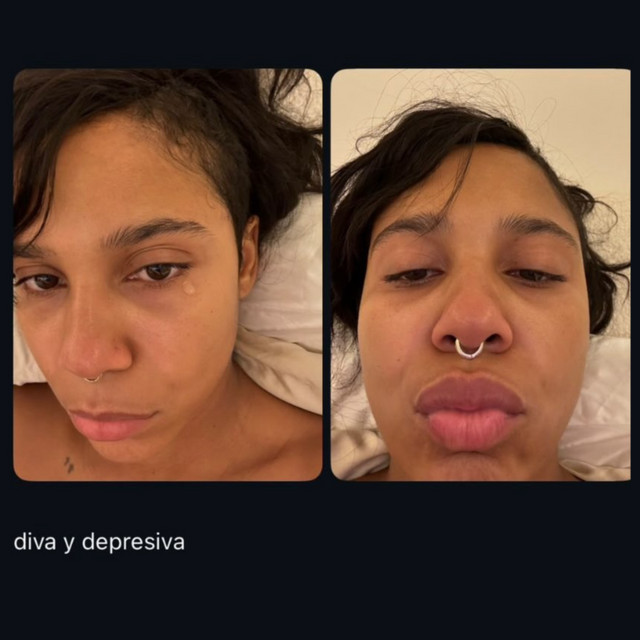 'DIVA Y DEPRESIVA' cover art