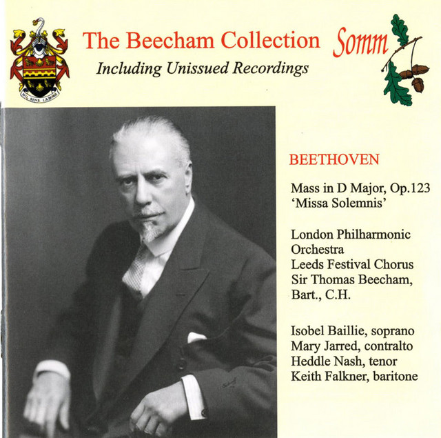 'Beethoven: Missa Solemnis (The Beecham Collection)' cover art