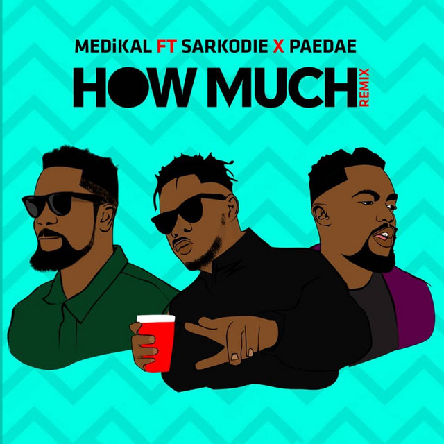 'How Much (feat. Sarkodie & Paedae) [Remix]' cover art