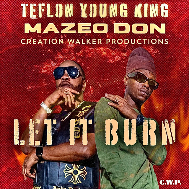 'LET IT BURN' cover art