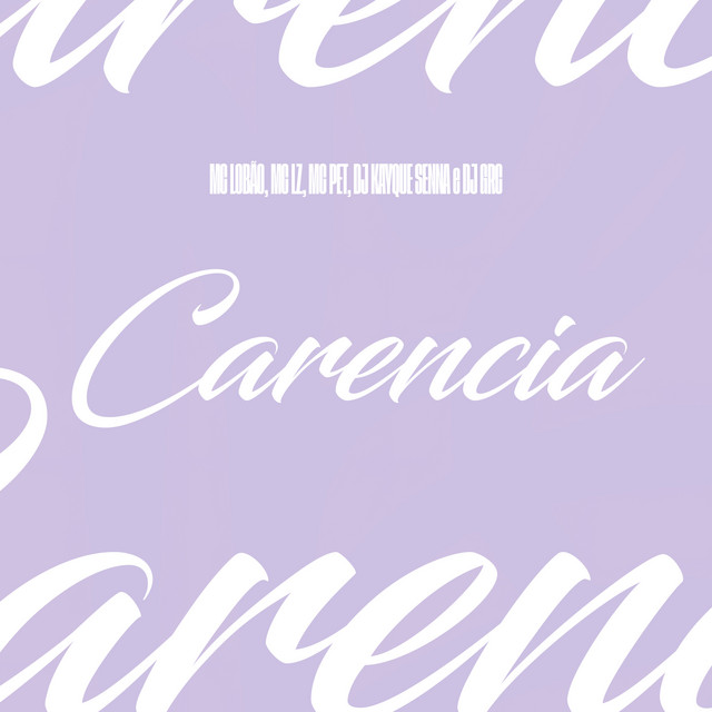 'Carência' cover art