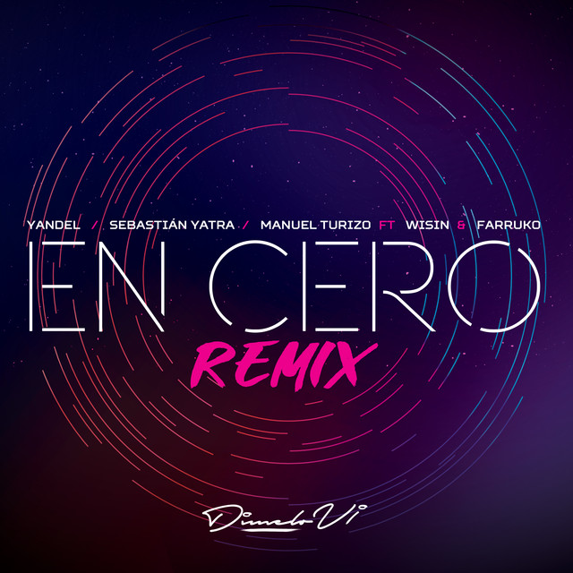 'En Cero (Remix)' cover art