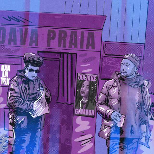 'Dava Praia (Remix)' cover art