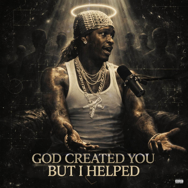 'God Created You But I Helped' cover art