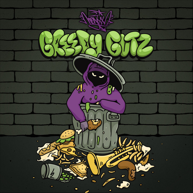 'GREEDY GUTZ' cover art