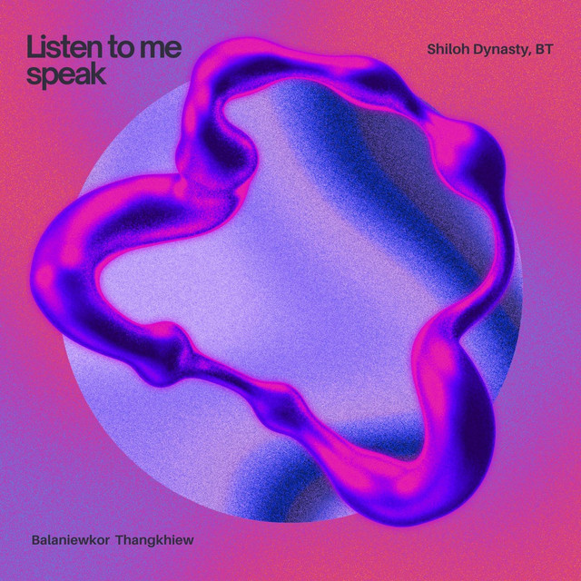 'Listen to me speak' cover art
