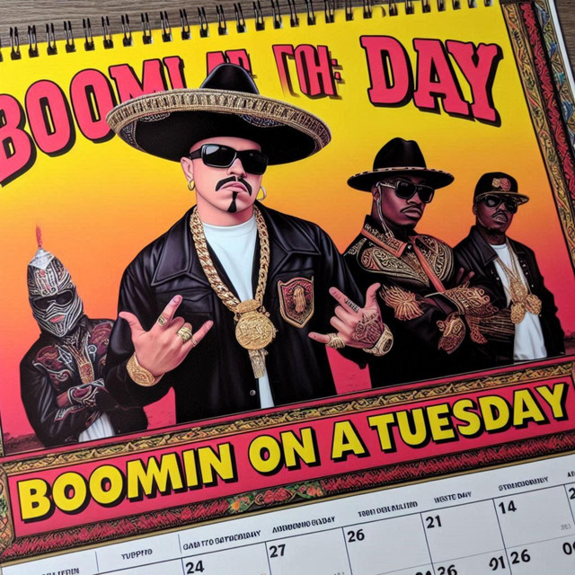 'Boomin On A Tuesday' cover art
