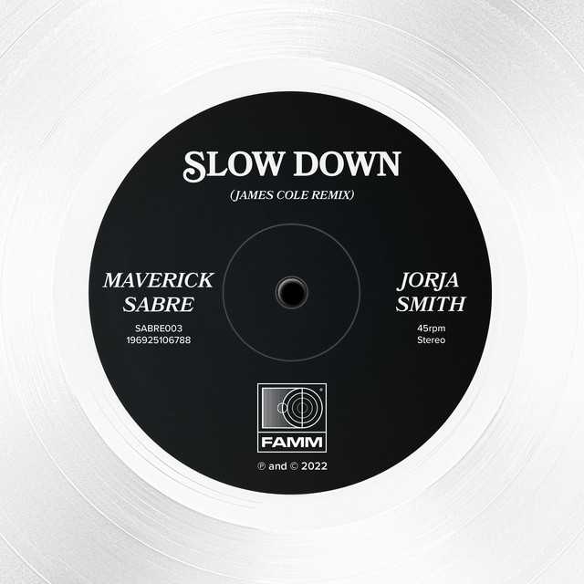'Slow Down (James Cole Remix)' cover art