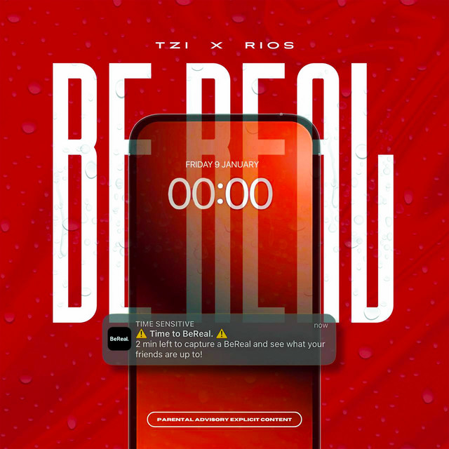 'BE REAL' cover art